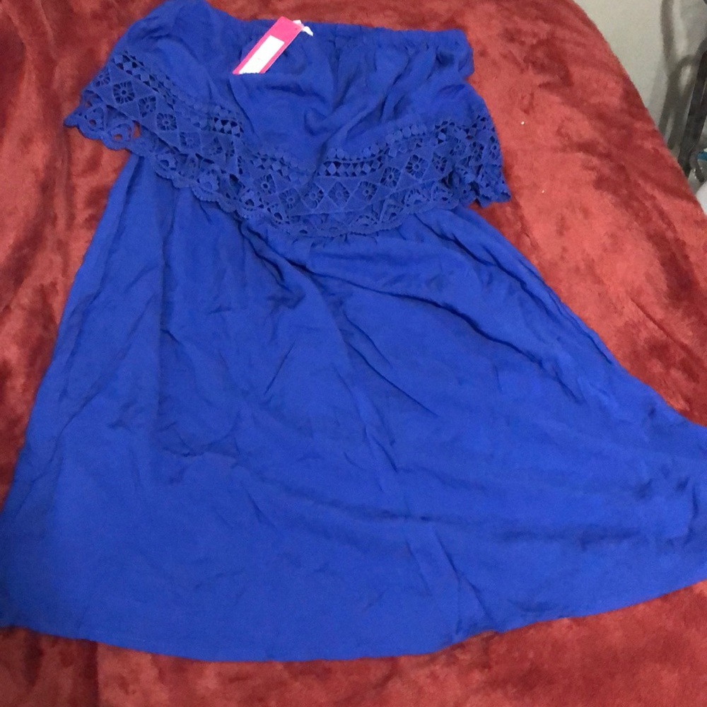 Blue dress